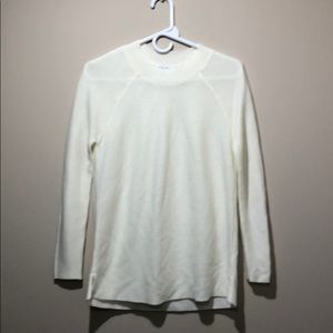 Calvin Klein, off white. A-line sweater